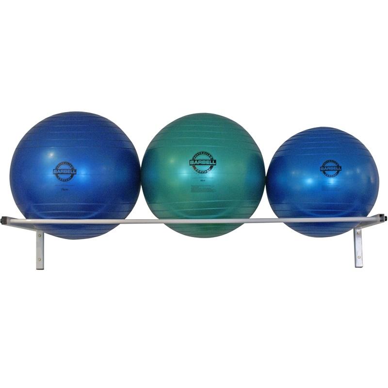 exercise ball wall storage