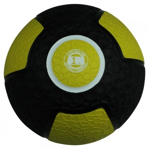 Black Textured Medicine Balls - colour coded sizing (BMI-1 - 1kg - yellow)