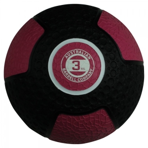 Black Textured Medicine Balls - colour coded sizing (BMI-3 - 3kg - pink)
