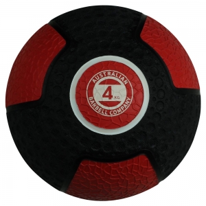 Black Textured Medicine Balls - colour coded sizing (BMI-4 - 4kg - red)
