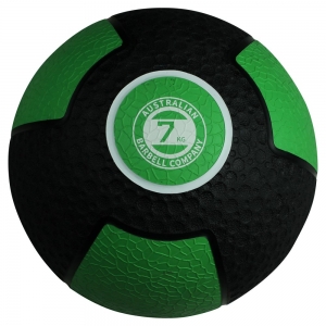 Black Textured Medicine Balls - colour coded sizing (BMI-7 - 7kg - green)