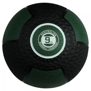 Black Textured Medicine Balls - colour coded sizing (BMI-9 - 9kg - green)