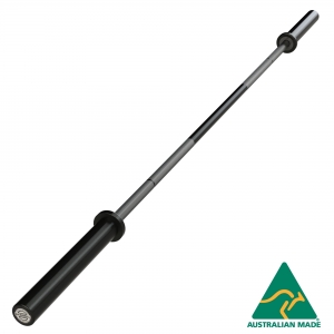 15kg Olympic Barbell - no centre knurl (BO201NW-BN - Needle Bearings / Black Nitride Sleeves)