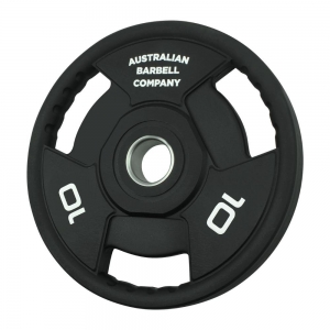 Olympic PU Grip Series Plates - black (POPUBK-10 - 10kg plate - each)