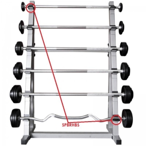 Bar support to suit horizontal Fixed Barbell Rack
